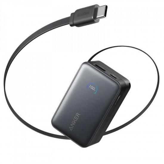 Універсальна мобільна батарея Anker Nano 10000mAh 45W Black (A1638H11)