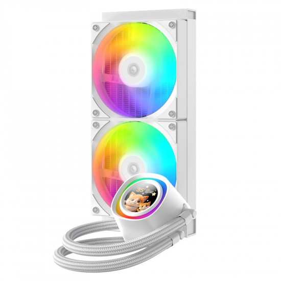 Система водяного охолодження ID-Cooling FX240 LCD White