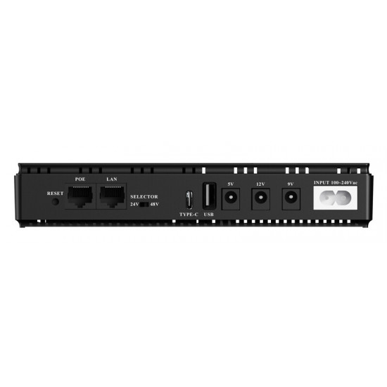 Джерело безперебійного живлення Yepo DC-UPS YP-36W/12000mAh LiFePO4 DC-9V/12V/24V/48V (UA-112969)