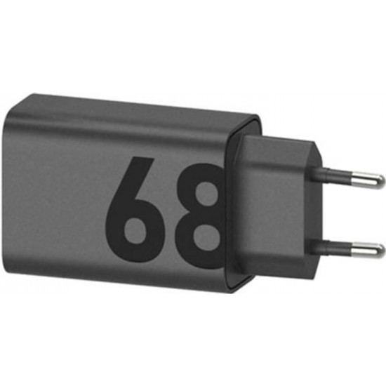 Зарядний пристрій Motorola 68W Black (MC-682N) + кабель Type-C