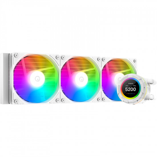 Система водяного охолодження ID-Cooling Space LCD SL360 XE White