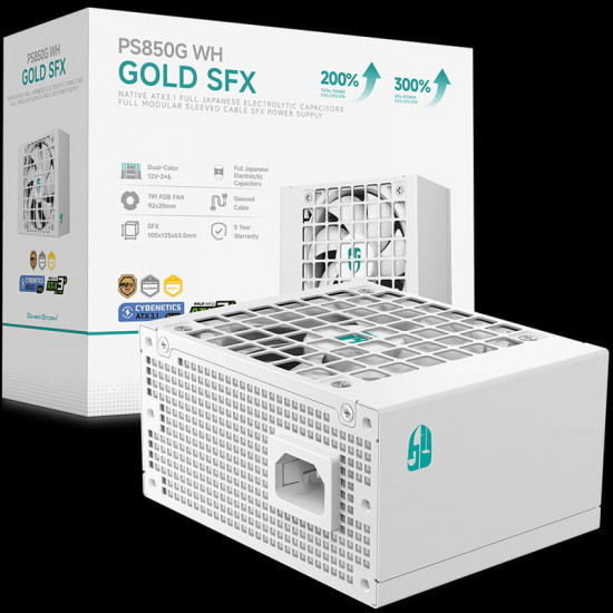 Блок живлення DeepCool GamerStorm PS850G 850W White (R-PS850G-FE0W-JGEU)