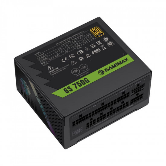 Блок живлення GameMax GS 750G V25 Black 750W
