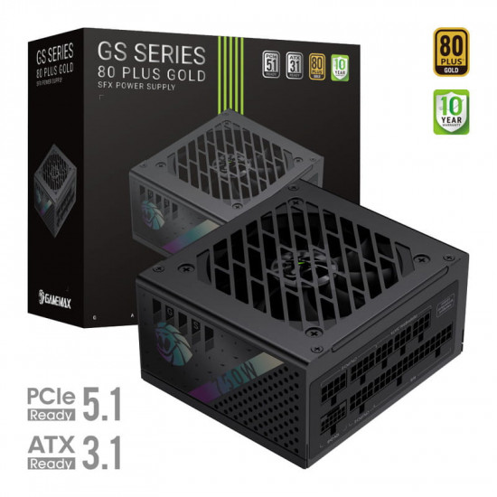 Блок живлення GameMax GS 750G V25 Black 750W