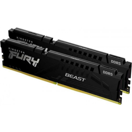 Модуль пам`яті DDR5 2x16GB/6000 Kingston Fury Beast Black (KF560C30BBEK2-32)