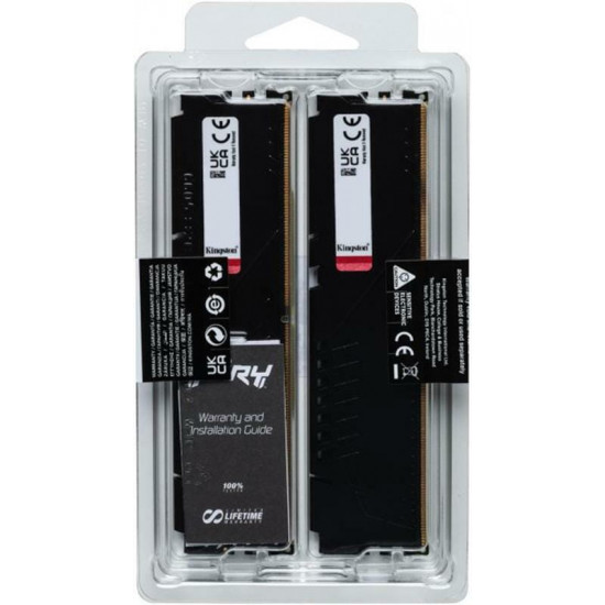 Модуль пам`яті DDR5 2x16GB/6000 Kingston Fury Beast Black (KF560C30BBEK2-32)