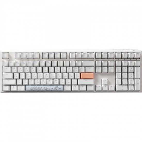 Клавіатура Ducky One 3 Cherry MX Blue RGB UA USB White (DKON2108ST-CUAPXPWWWSC1)