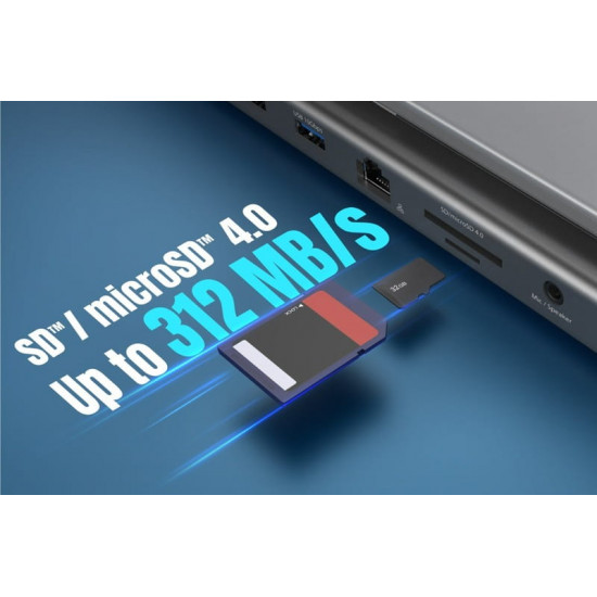 Док-станція J5create USB-C 12-в-1 (JCD554-N)