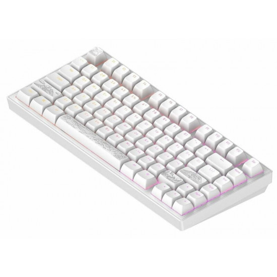 Клавіатура Dark Project ALU81 Terra Nostra White (DPKB_NOSTRA_81_ANSI_WHITE_UA)