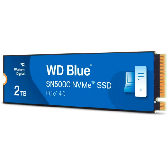 Накопичувач SSD 2TB WD Blue SN5000 M.2 2280 PCIe 4.0 x4 3D NAND TLC (WDS200T4B0E)