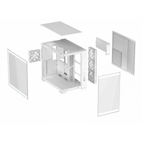 Корпус Asus A32 Plus White Tempered Glass (90DC00S3-B19000)