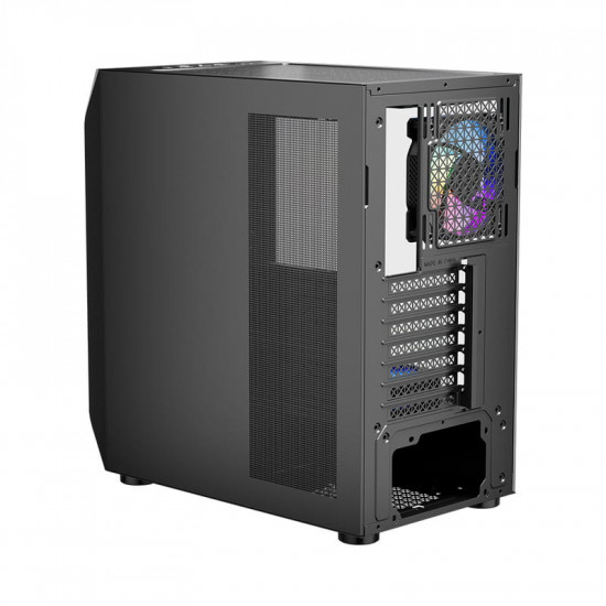 Корпус 1stPlayer AY7-BK-4F1 Black без БЖ