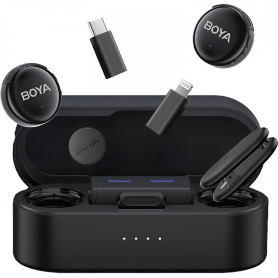 Мікрофон BOYA LINK 3-01 Type-C/TRS/Lightning Black