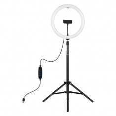 Кільцева LED-лампа Puluz PKT3061B 11.8"+ штатив 1.65 м (PKT3061B)