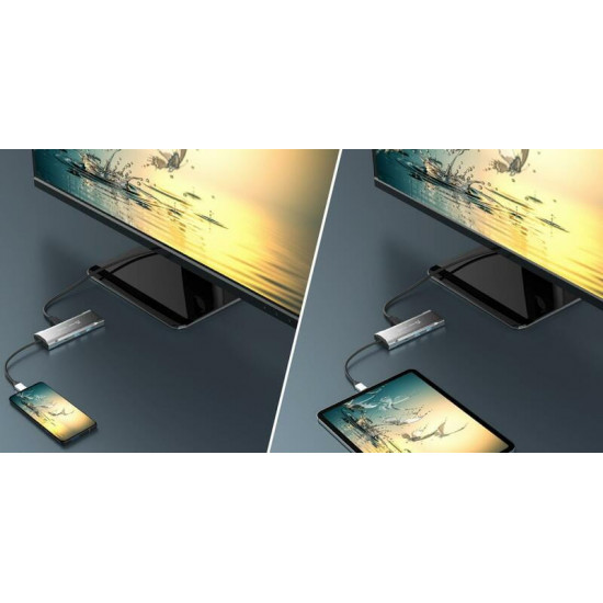 Док-станція J5create USB-C 7-в-1 (JCD393-N)