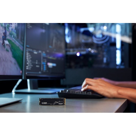 Накопичувач SSD 4TB Kingston KC3000 M.2 2280 PCIe 4.0 x4 NVMe 3D TLC (SKC3000D/4096G)
