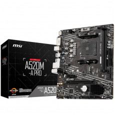 Материнська плата MSI A520M-A Pro Socket AM4