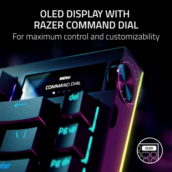 Клавіатура бездротова Razer BlackWidow V4 Pro ANSI Black (RZ03-05130100-R3M1)