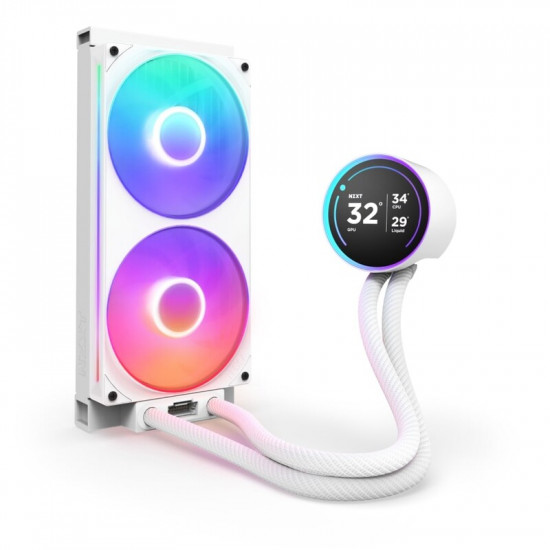 Система водяного охолодження NZXT Kraken Elite 280 RGB White (RL-KR28E-W2)