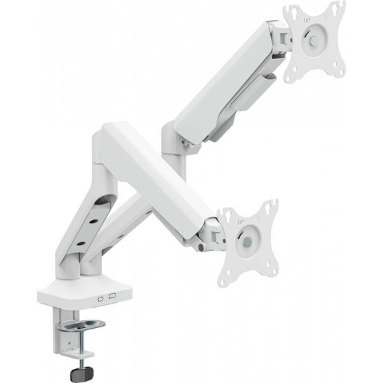Кріплення настільне для двох моніторів OfficePro 17-35" White (MA442W)