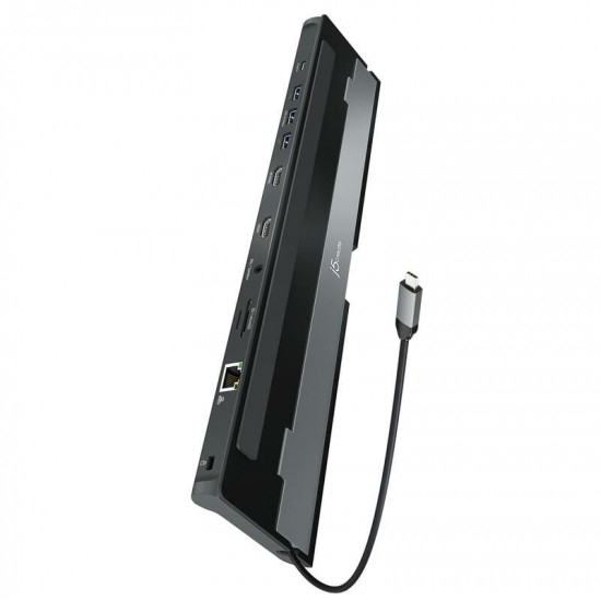Док-станція J5create USB-C 10-в-1 (JCD542-N)