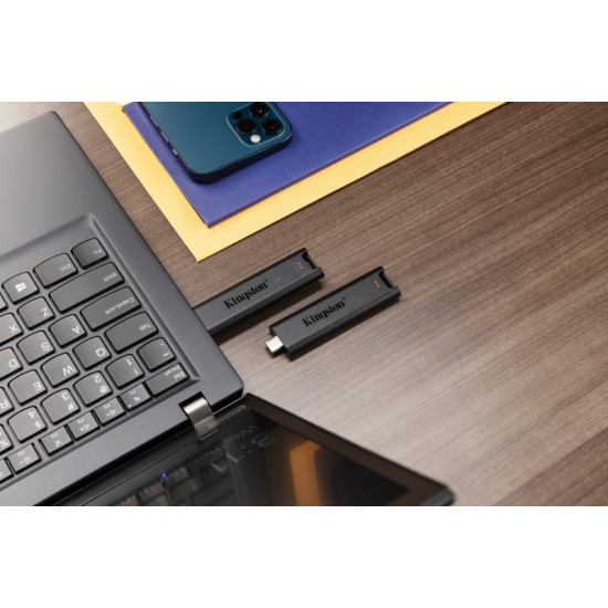 Флеш-накопичувач USB3.2 512GB Type-C Kingston DataTraveler Max Black (DTMAX/512GB)