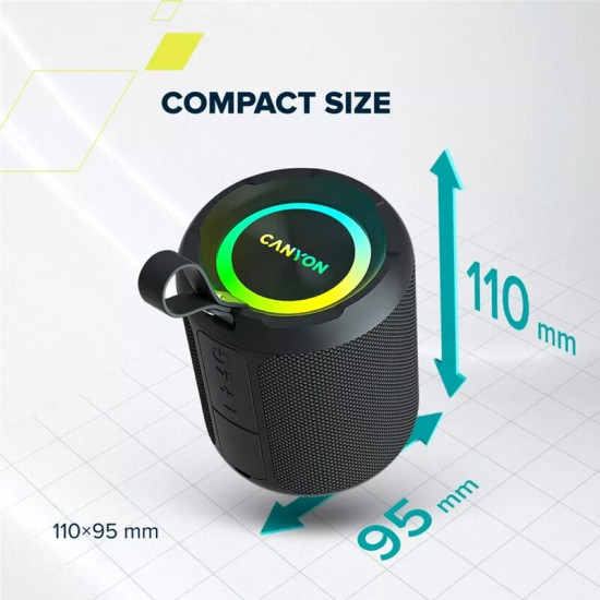 Акустична система Canyon OnMove 11 Black (CNE-CBTSP11)