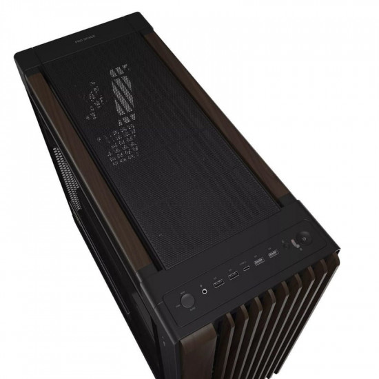 Корпус Asus ProArt PA602 Walnut Wood Tempered Glass Modern Black (90DC00J0-B09030)