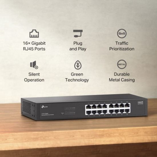 Комутатор TP-Link LS1016G