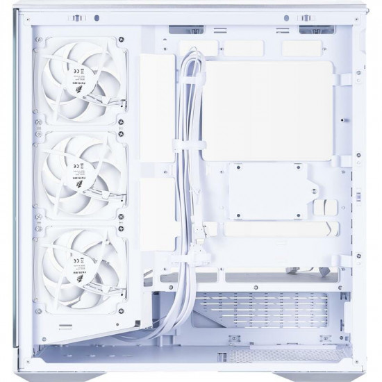 Корпус 1stPlayer GM7-SV-3FN7R-W-1FN7-W Silver