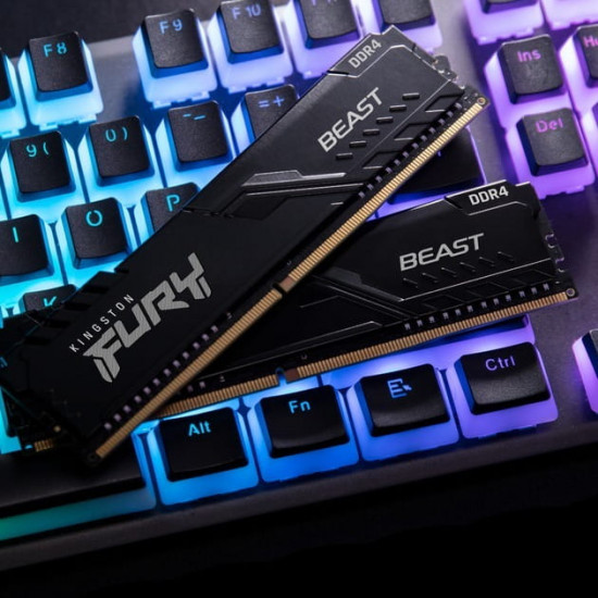 Модуль пам`ятi DDR4 2x16GB/3200 Kingston Fury Beast Black (KF432C16BB1K2/32WP)