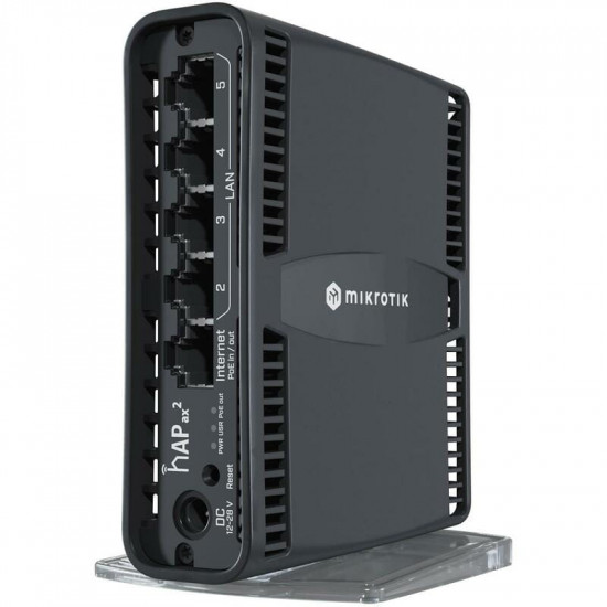 Бездротовий маршрутизатор Mikrotik hAP AX2 (C52iG-5HaxD2HaxD-TC)