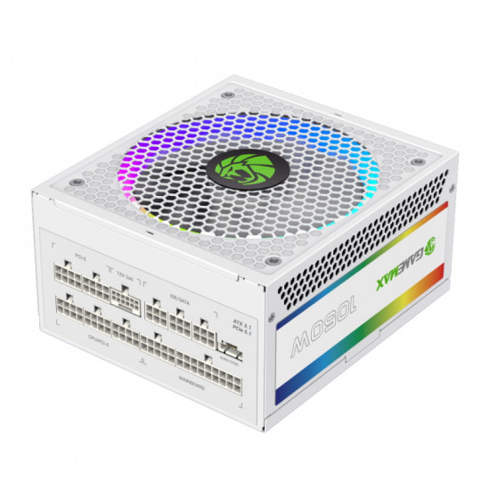 Блок живлення GameMax RGB 1050 Pro 1050W White (ATX3.1 PCIe5.1)