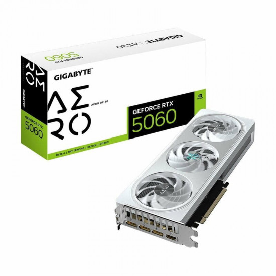 Відеокарта GF RTX 5060 8GB GDDR7 Aero OC Gigabyte (GV-N5060AERO OC-8GD)
