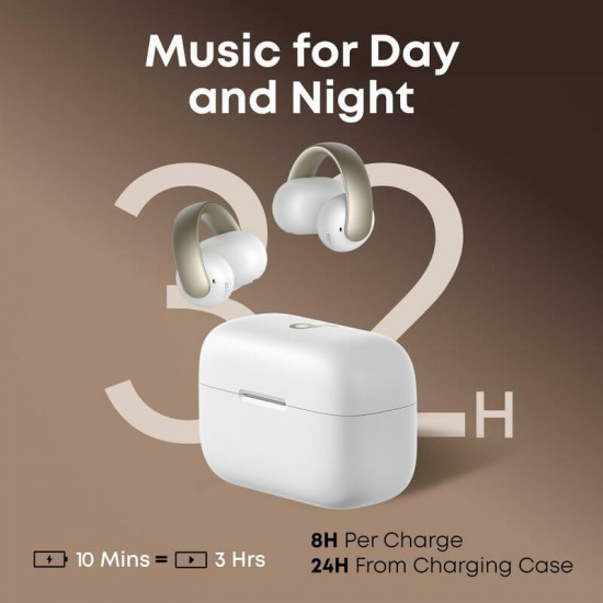 Bluetooth-гарнітура Anker SoundCore AeroClip White (A3388G21)