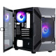 Корпус 1stPlayer D3-A-BK-1F7-14-1F7 Black без БЖ