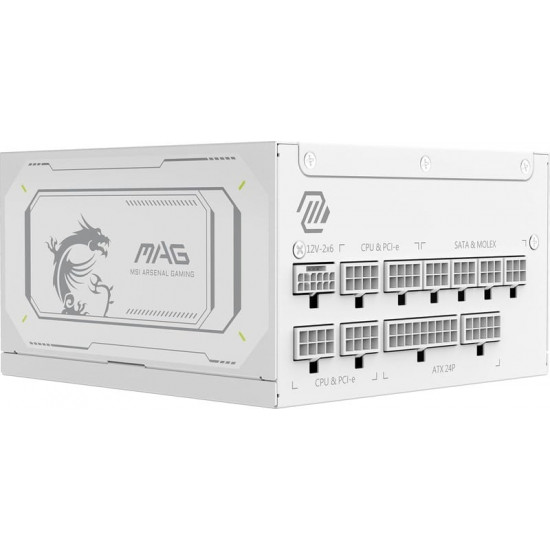 Блок живлення MSI MAG A1000GL PCIE5 White 1000W
