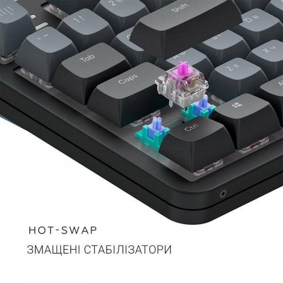 Клавіатура Dark Project ALU87 Midnight Black (DPKB_MIDNIGHT_87_ANSI_UA)