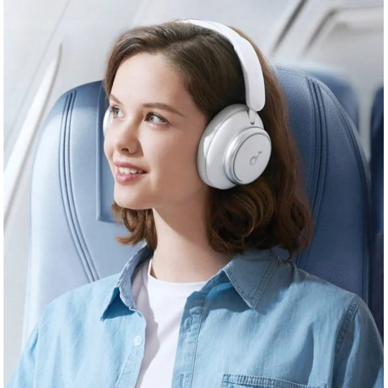 Bluetooth-гарнітура Anker SoundCore Space Q45 White (A3040G21)